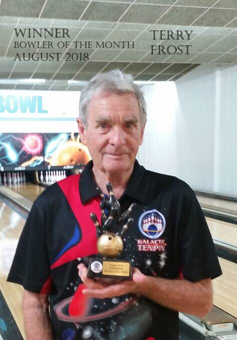 Terry Frost is the winner of the Bowler of the Month for August.