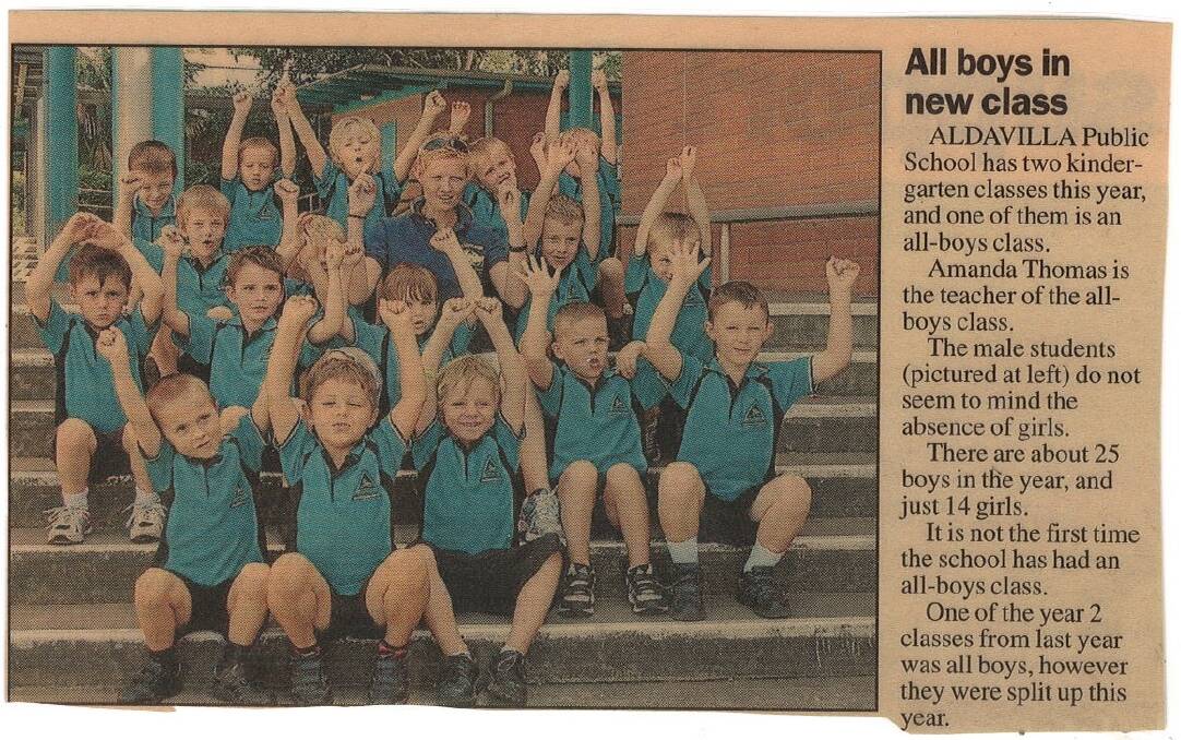 The newspaper clipping from the Macleay Argus in 2011.