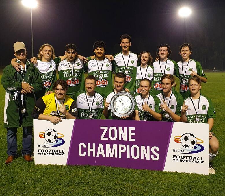 The Kempsey Saints Under-18s were crowned Zone Champions after a dominant 4-1 victory over the Tinonee Eagles