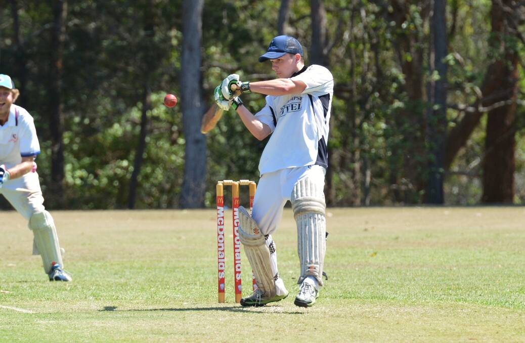 Connection: A Rovers batsman plays a cut shot in a match earlier this season. Photo: Penny Tamblyn.