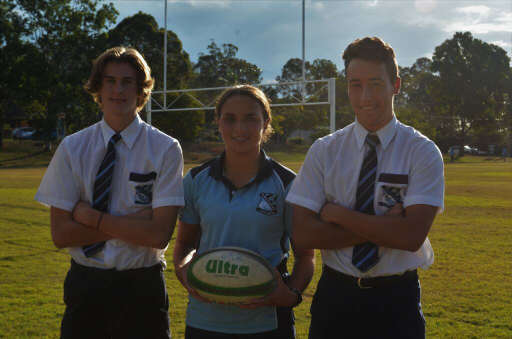 Blake Saunders, Annika Reilly and Heath Lancaster were selected to represent NSW Country in rugby union.