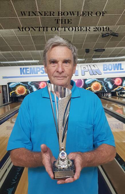 Terry Frost won the latest bowler of the month