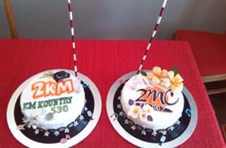 The specially made anniversary cakes. Photo: Supplied