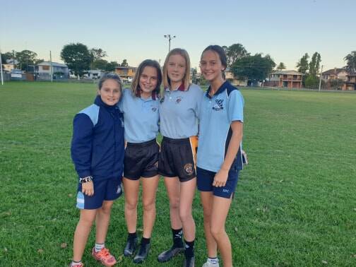 Smithtown Tigers juniors Breanca Martin, Brooke Daniels, Skylee Devlin and Lana Brenton have been selected into the Group 2 representative side. 