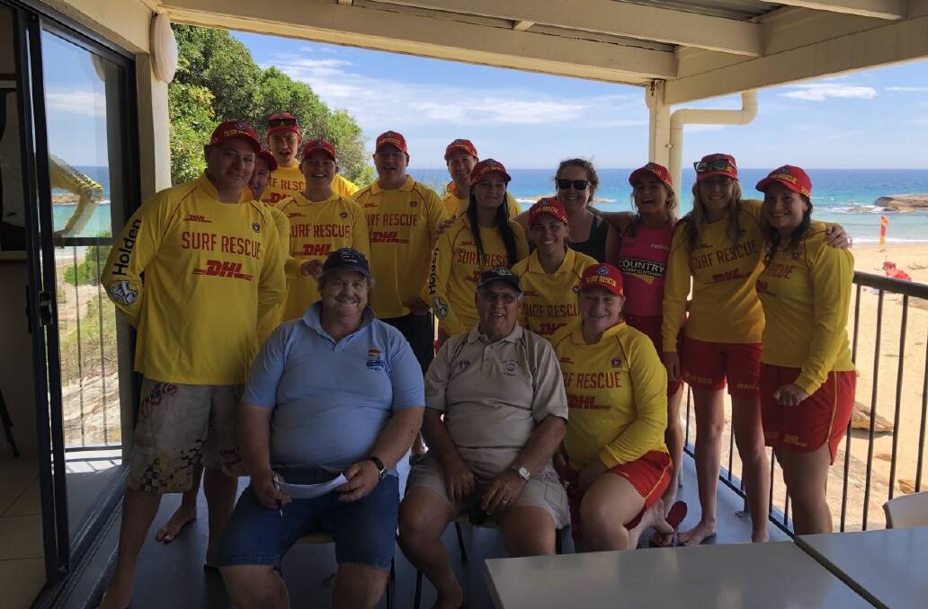 South West Rocks Surf Life Saving Club Bronze Medallion Squad and Trainers.