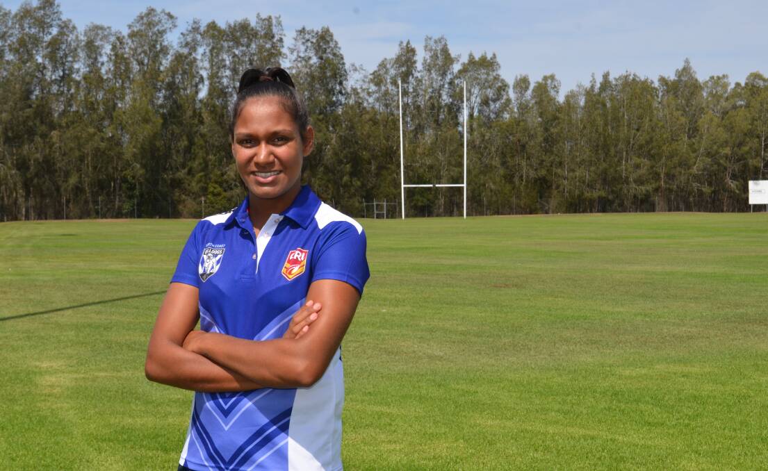 Representative honour: Lower Macleay Magpies' Nakita Binge has been selected to play for the North Coast Bulldogs Open Women's side. Photo: Callum McGregor.