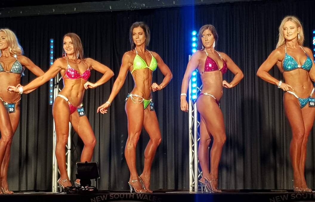 Brigitte Kemp competing at the ICN 2018 Coffs Harbour Classic – a body sculpting competition.