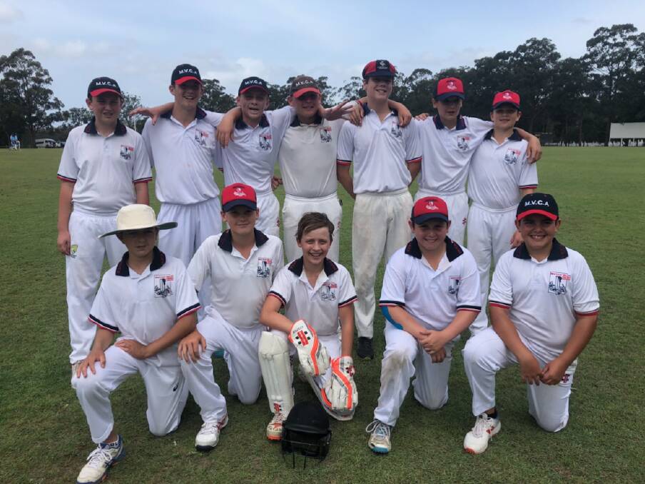 Macleay Valley Junior Cricket Association Under-14s representative side. Photo: Supplied.