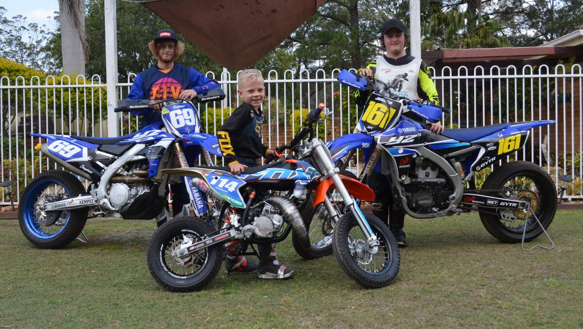James Chapman, Sonny Spurgin and Jarred Loveday will compete at the Akubra Classic this Sunday November 3 at Greenhill Speedway. Photo: Callum McGregor
