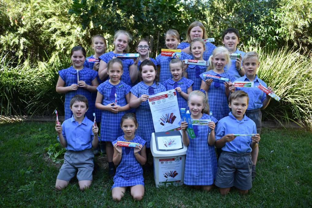 The St Joseph's Primary School students were proud to recycle and finish in sixth position.