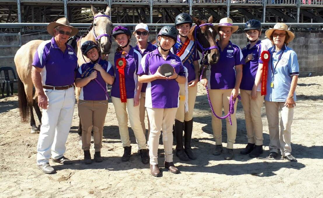 Rewards: The team from Riding for Disabled Kempsey performed at a high level at the Sydney Royal Easter Show. Photo: Supplied