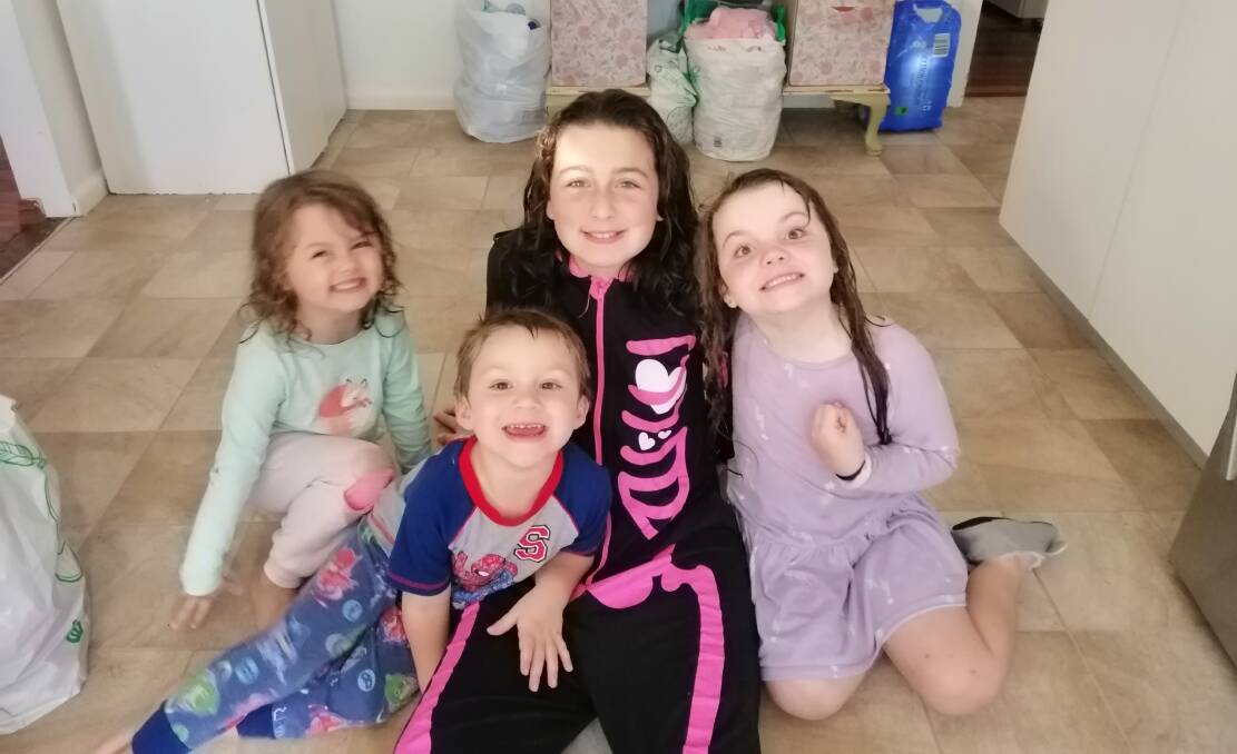 Sophia, Liam, Gracie and Holly. Photo: Supplied