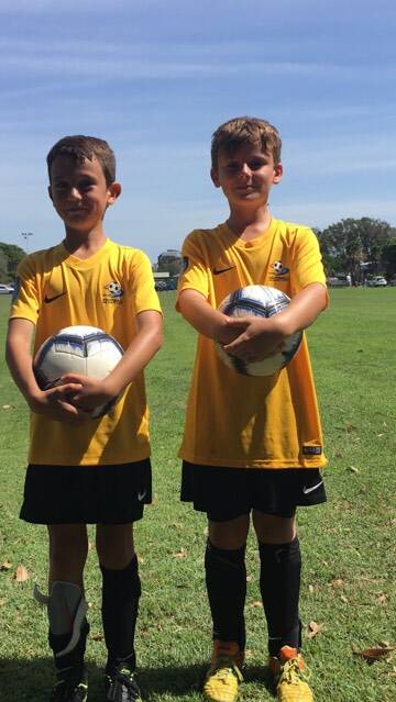 Cooper Rowsell and Ashton Swaine have been selected into the under 9s SAP Soccer development Hastings Squad with Football Mid North Coast.
