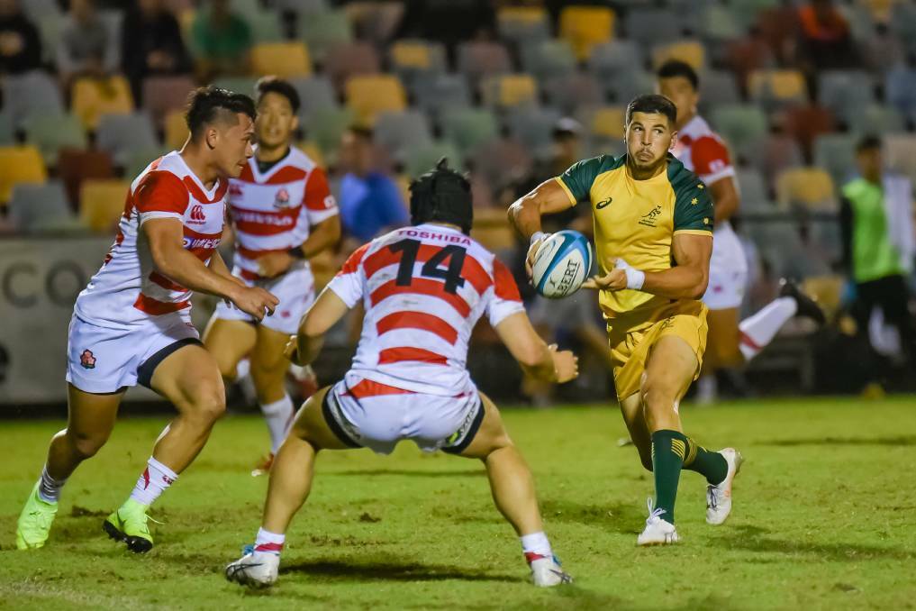 Triston Reilly played for the Junior Wallabies. Photo: Stephen Tremain