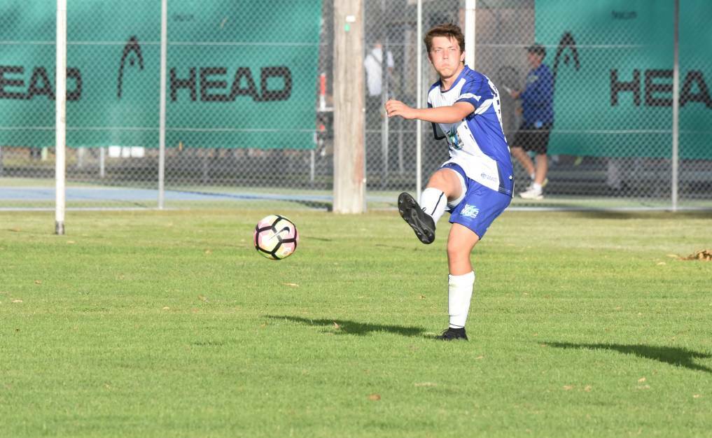 Goal scorer: Rangers' Daniel Saul opened the scoring for his side against Wauchope on Saturday. Photo: Supplied.