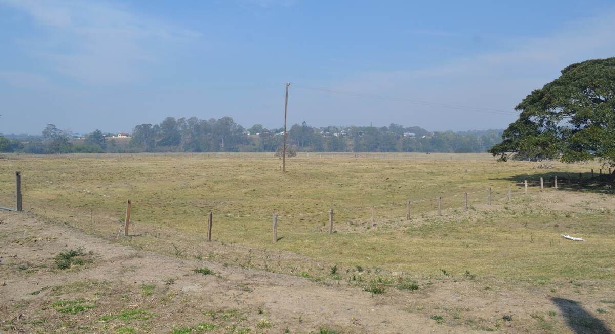 The dry conditions have impacted Kempsey's farmland. Photo: Callum McGregor