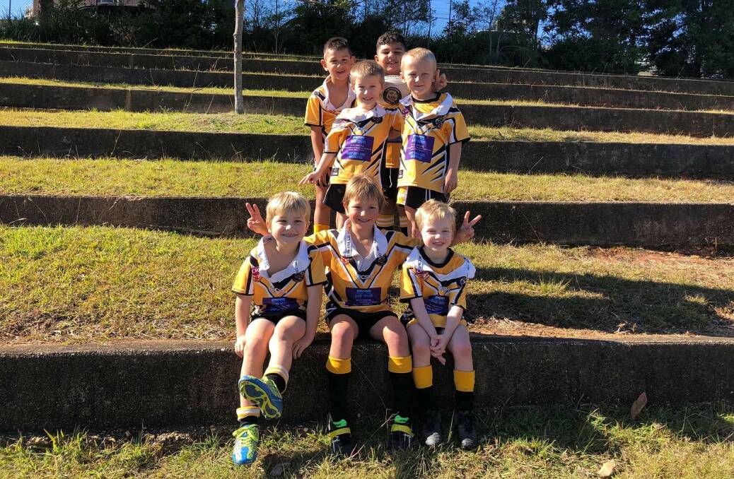 The Smithtown Tigers Under-6s.
