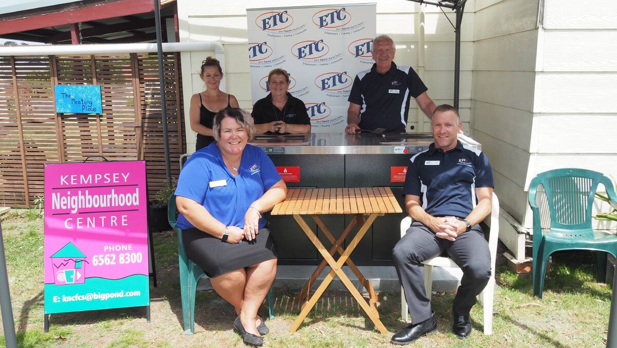 Upgrade: The Kempsey Neighbourhood Centre received funding for their outdoor barbecue and meeting area. Photo: Supplied.