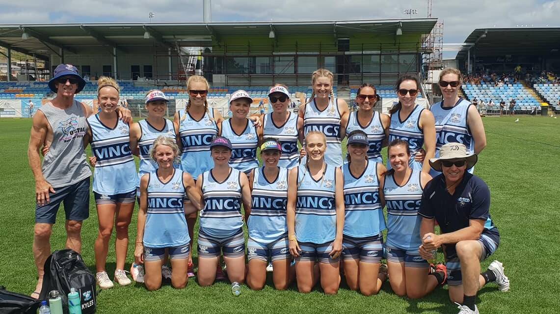 Tough effort: Mid North Coast Sharks women's 27s finished top four in the country at Coffs Harbour. Photo: supplied
