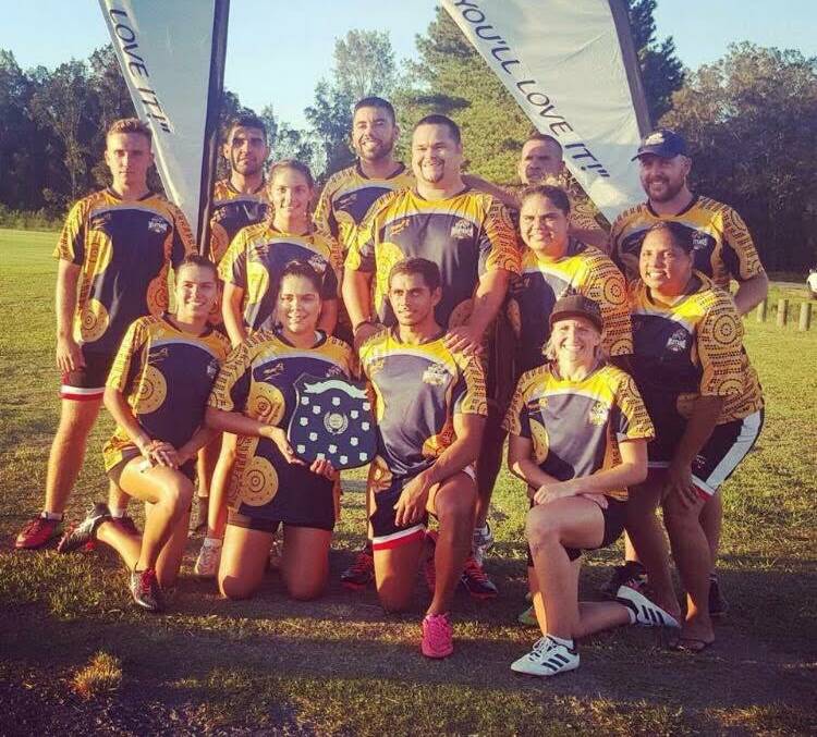 Champions: The victorious mixed Mustangs side in the Port Macquarie Oz Tag competition. Photo: Supplied.
