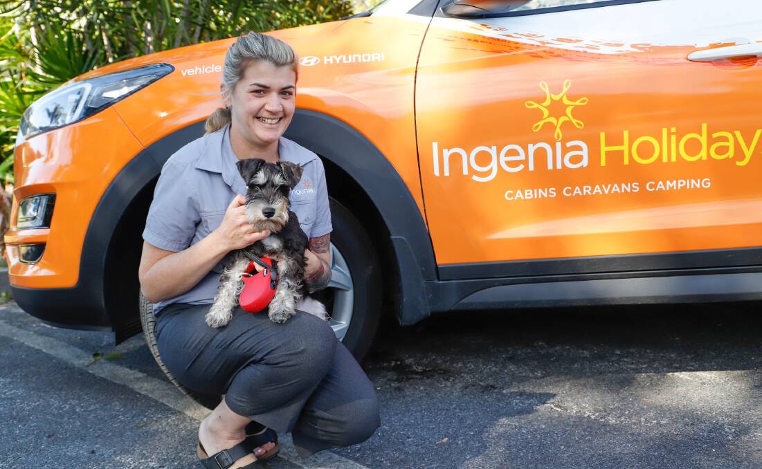 Ingenia's Lisa Folks with her furry small friend