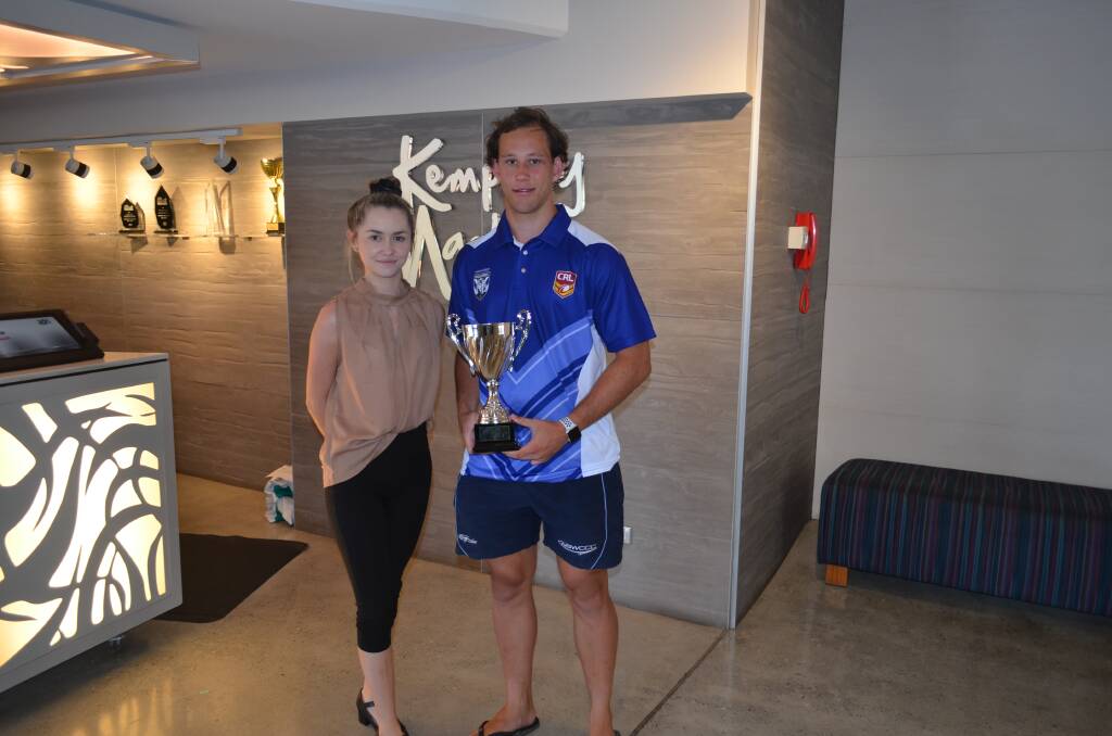 Kaine Parkinson was selected as the Macleay Argus and Kempsey RSL Club's Sportsperson of the Year for 2019. Photo: Callum McGregor