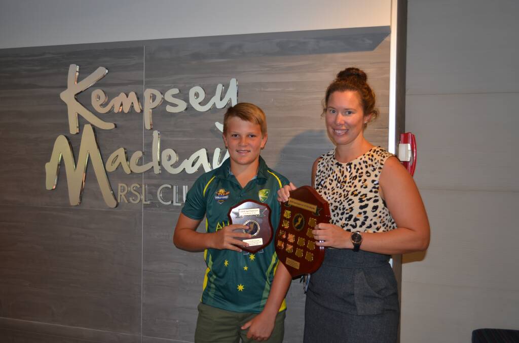 Rewarded: Cooper Petterson has been announced as the Kempsey Macleay RSL Club's 2018 Sportsperson of the Year. Photo: Callum McGregor.
