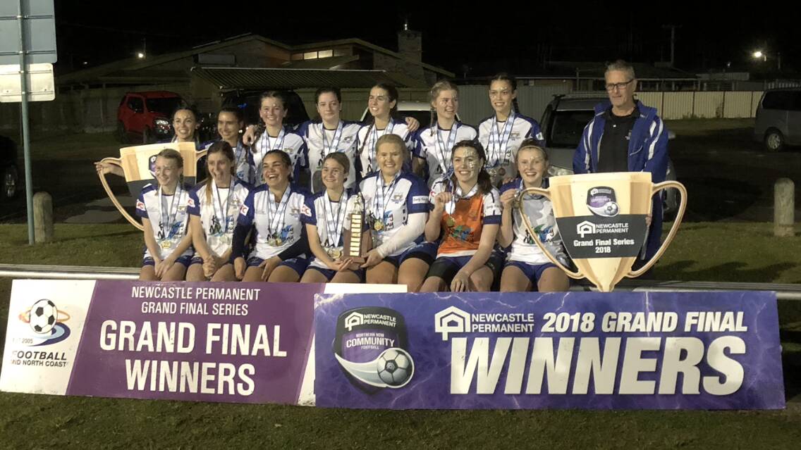 Champions: Macleay Valley Rangers Under-18s Girls defeated Wauchope in the grand final last Friday night. Photo: Supplied.