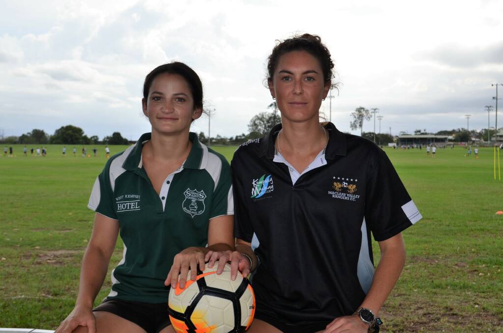 Leaders: Kempsey Saints' Amy O'Brien and Macleay Valley Rangers' Emma Tamblyn will coach their respective sides for the 2019 season. Photo: Callum McGregor.
