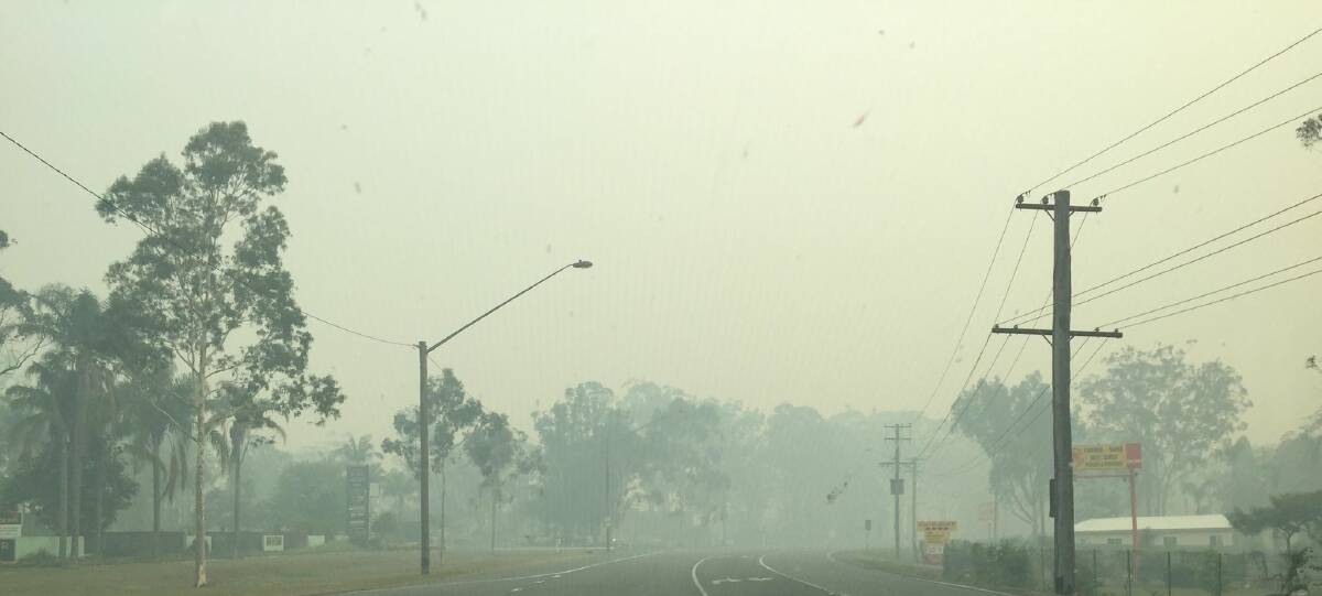 It's another smoky day in Kempsey
