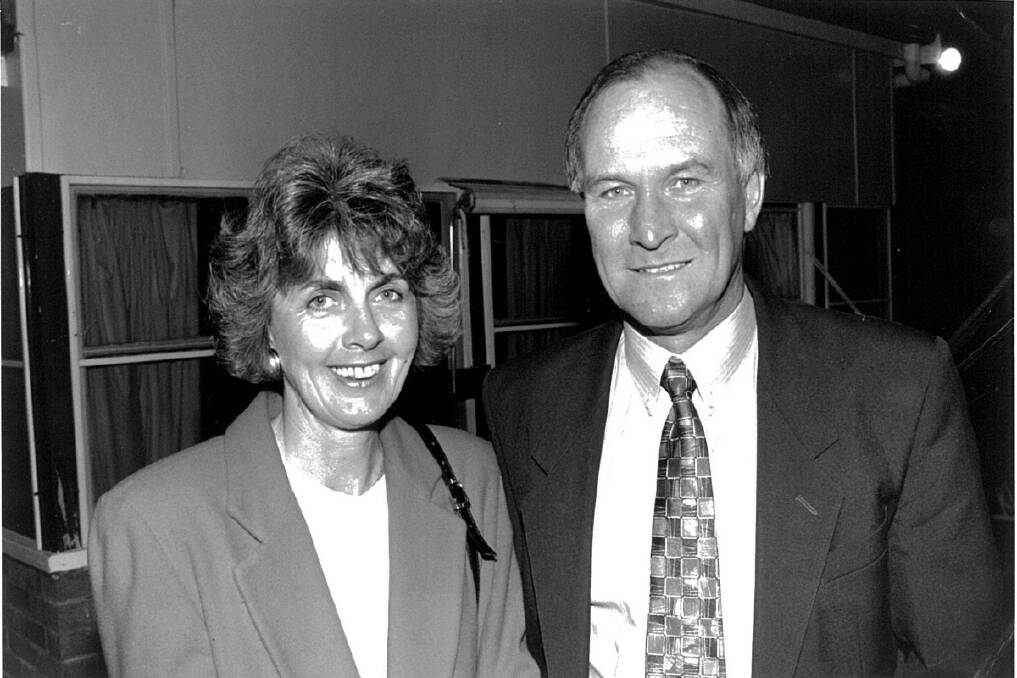 Lyn and Tony Windsor in 1995. 