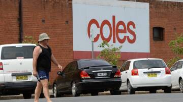 Police are warning Australians to be aware of a scam text message claiming to be from Coles supermarket. File picture.